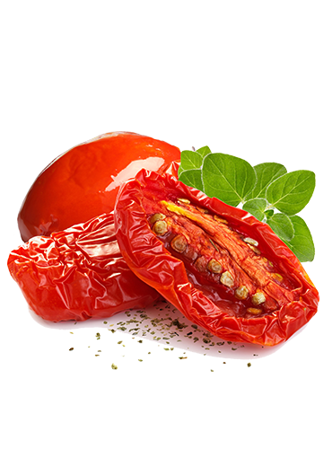 Pomodori soleggiati (Soleggiati tomates en gajos)