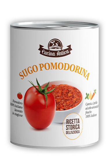 Sugo Pomodorina (Pomodorina Sauce) - Cucina antica - Menù srl - Industria  Specialità Alimentari