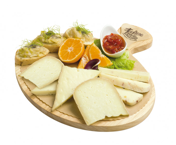 Triumphant cheese platter